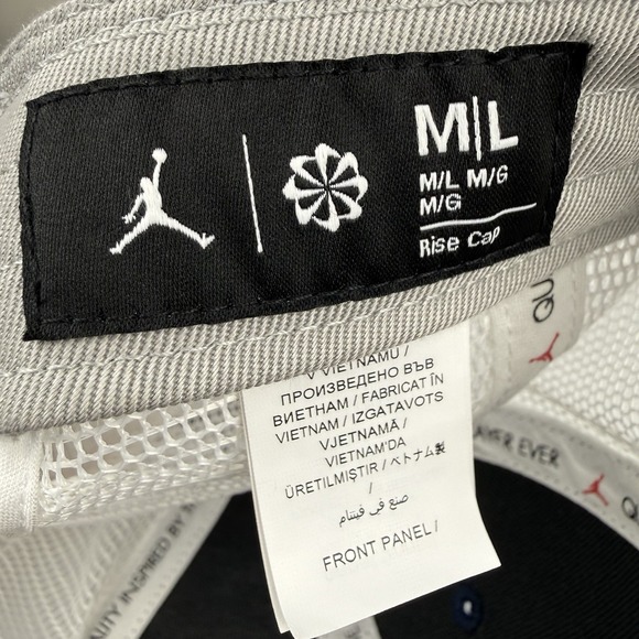 Nike Jordan NWT Michigan Wolverines Rise Hat Cap Adult M/L Mesh Adjustable - Picture 9 of 9